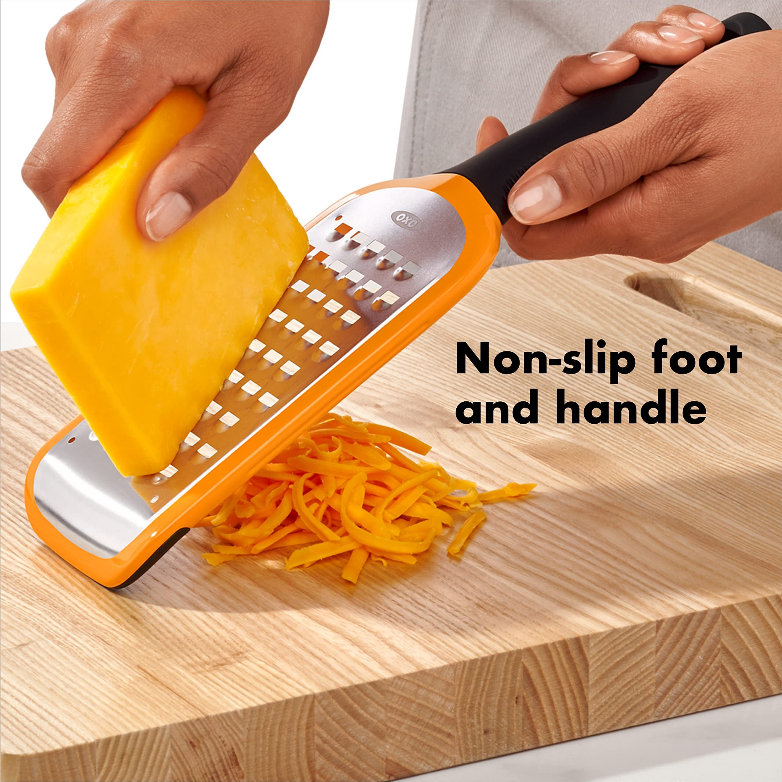 Oxo Good Grips Etched Coarse Grater, Orange