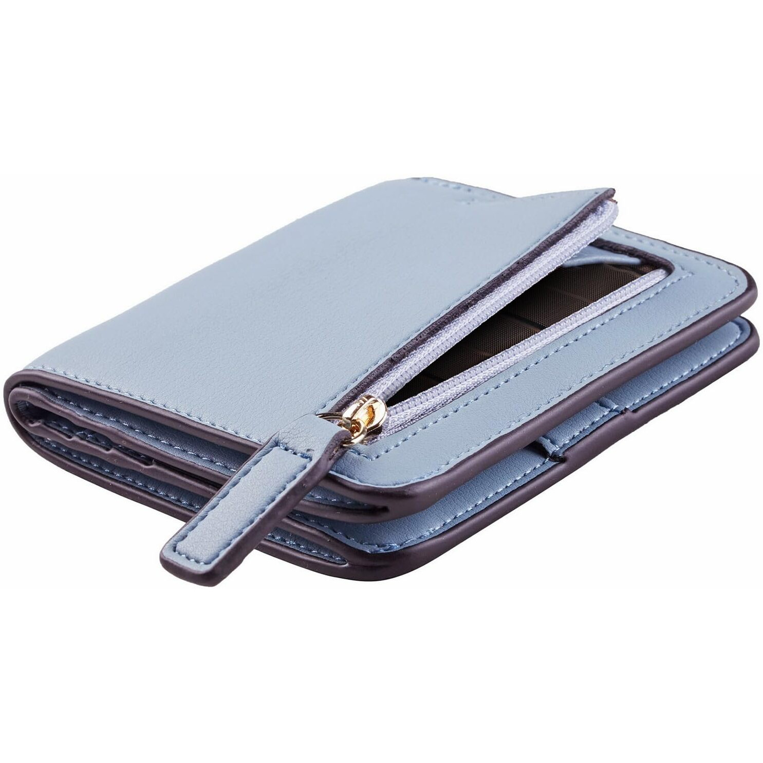 Toughergun Wallet Women Rfid Blocking Small Compact Bifold Luxury Leather Pocket Wallet Ladies Mini Purse With Id Window