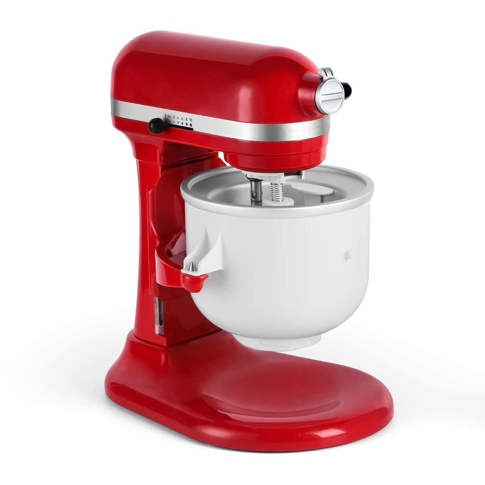 Kitchood Ice Cream Maker Attachment For Kitchenaid Stand Mixer,2-Quart Frozen Yogurt - Ice Cream & Sorbet Gelato Maker,Fits 4.5 Qt And Larger Mixers(Not Fit Artisan Mini 3.5Qt Mixer)