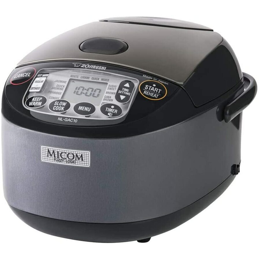 Zojirushi Nl-Gac10Bm 5.5 Cup Uncooked Umami Micom Rice Cooker And Warmer (Metallic Black)