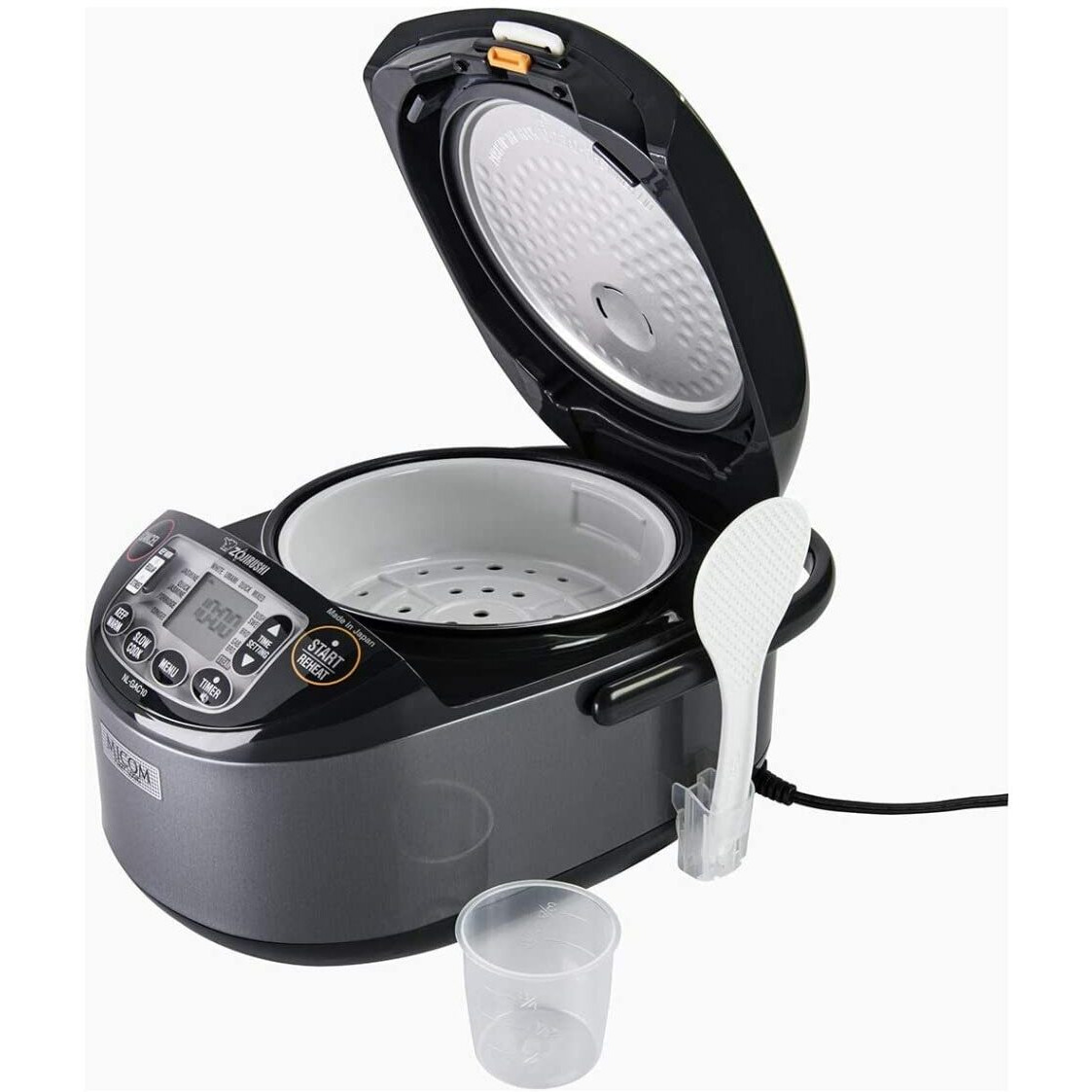 Zojirushi Nl-Gac10Bm 5.5 Cup Uncooked Umami Micom Rice Cooker And Warmer (Metallic Black)