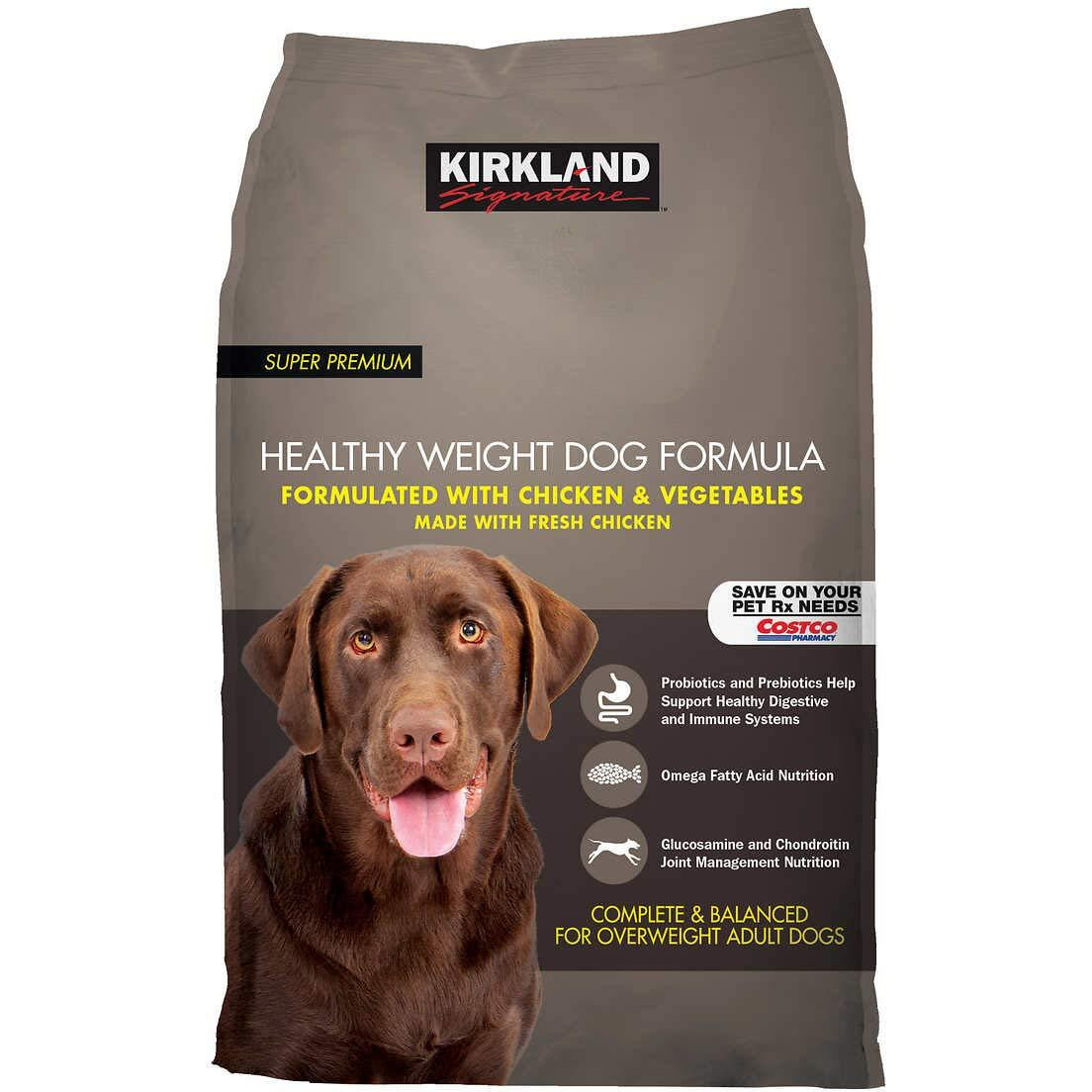 Kirkland Signature Healthy Weight Formula Chicken & Vegetable Dog Food 40 Lb.