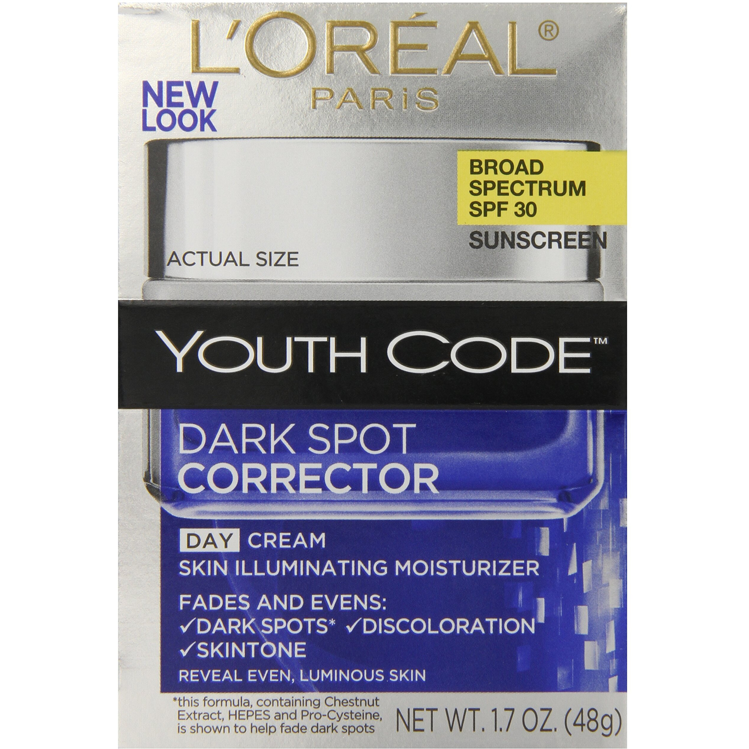 L'Oreal Paris Youth Code Dark Spot Corrector Facial Day Cream Spf 30