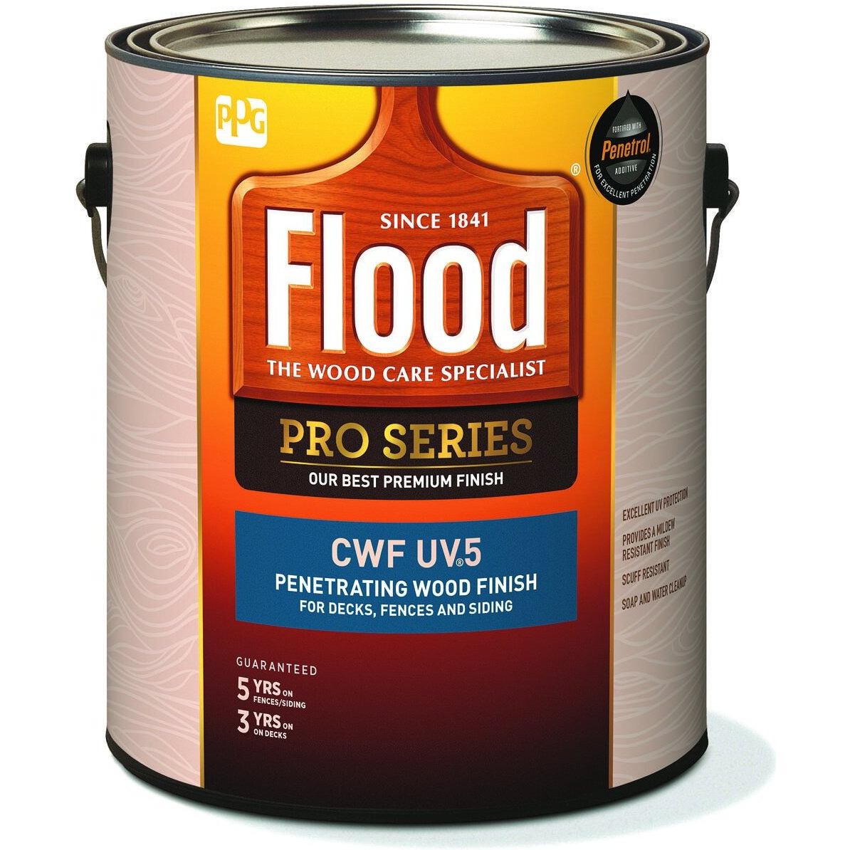 Akzo Nobel Coatings Inc Flood Cwf-Uv 5 Matte Natural Water-Based Wood Finish 1 Gal.