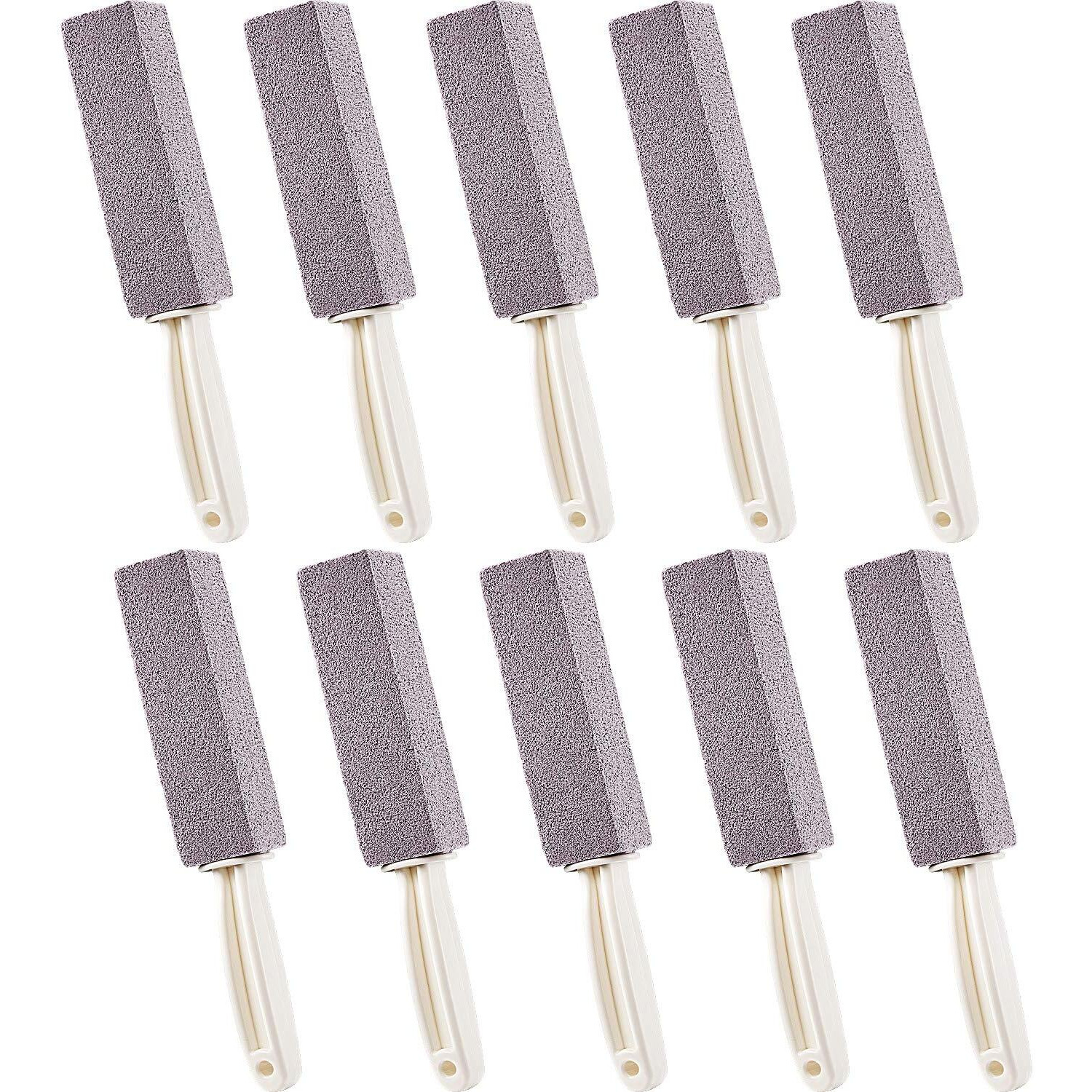 Honoson Pumice Stones For Cleaning With Handle Pumice Sticks For Removing Toilet Bowl Ring, Bath, Household, Kitchen