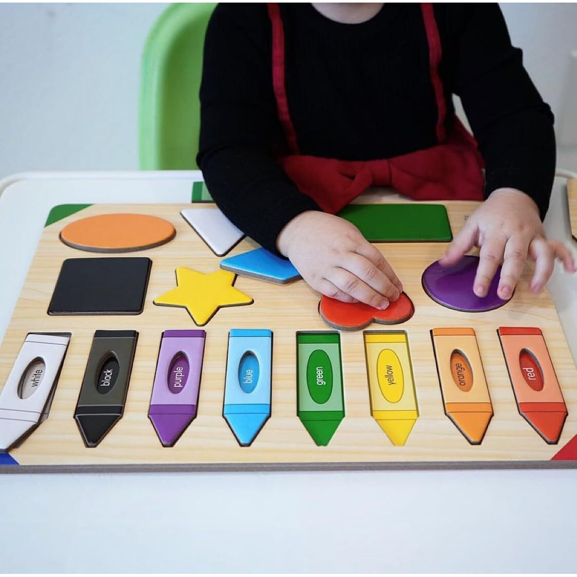 The Learning Journey Lift & Learn Puzzle Colors & Shapes - Preschool Toys & Activities For Children Ages 3 And Up - Award Winning Educational Toy