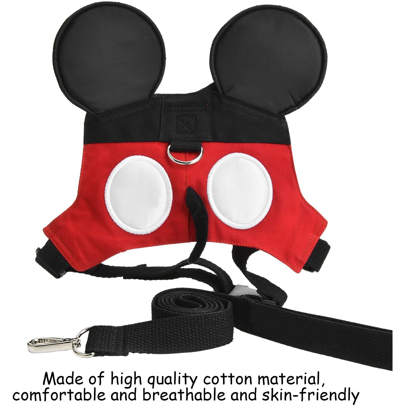 Toddler Leash & Harness, Yimidear Child Anti Lost Leash Baby Cute Safety Harness Belt Strap Hold Kids Close While Walking For Boys And Girls(Red)