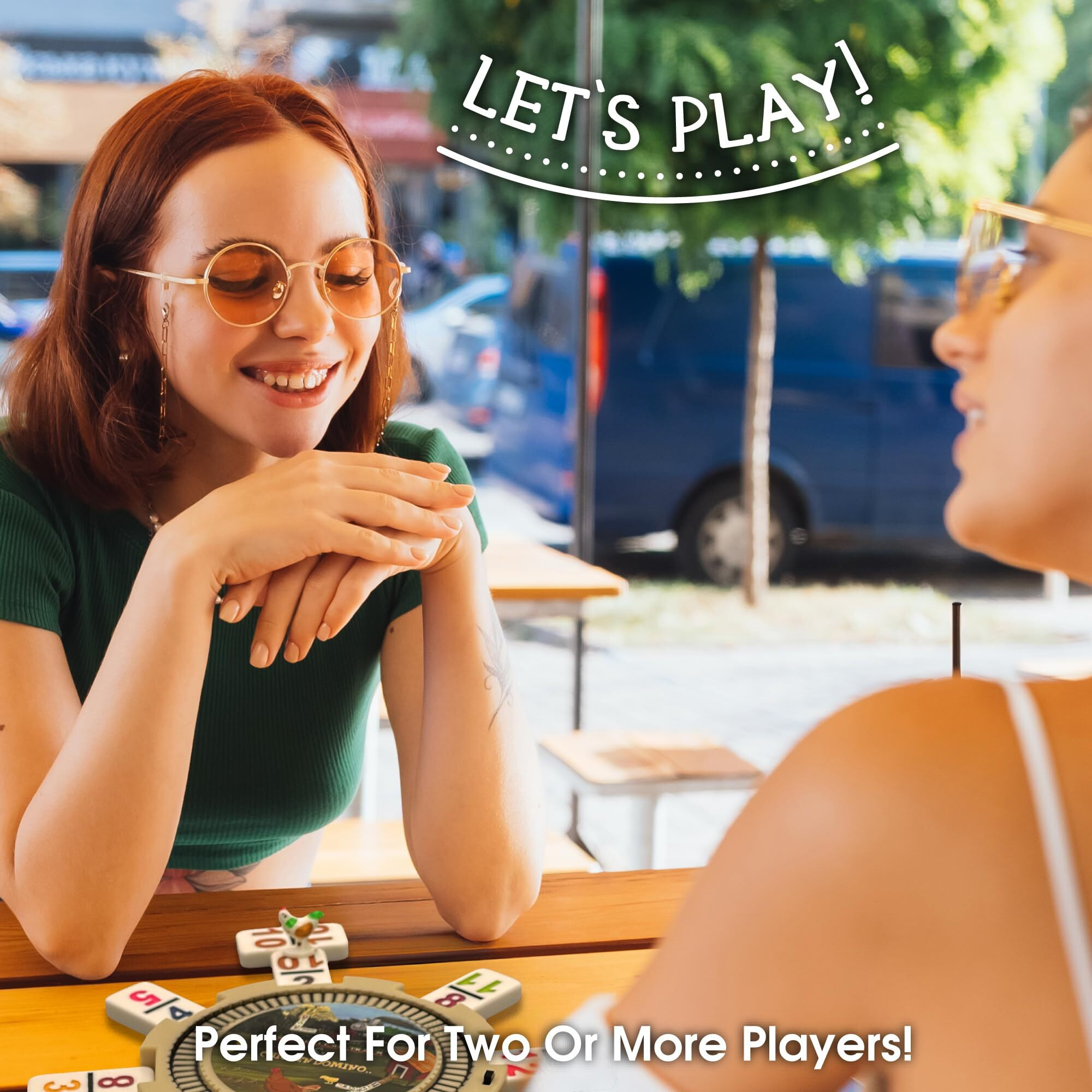 Mexican Train & Chicken Domino Set, Professional Set Of 91, Double Of 12