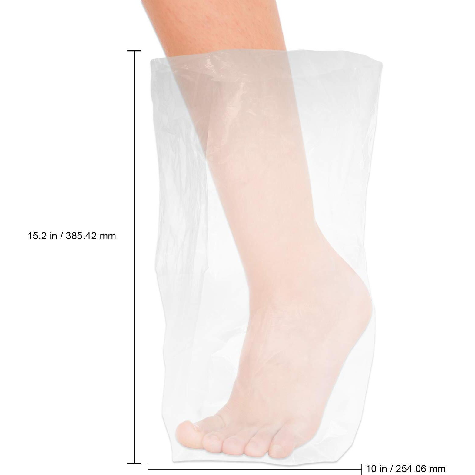 100 Counts - Pana Paraffin Wax Thermal Mitt Bath Liners For Hand Or Foot Professional Or Personal Use, 15 X 10 Inches