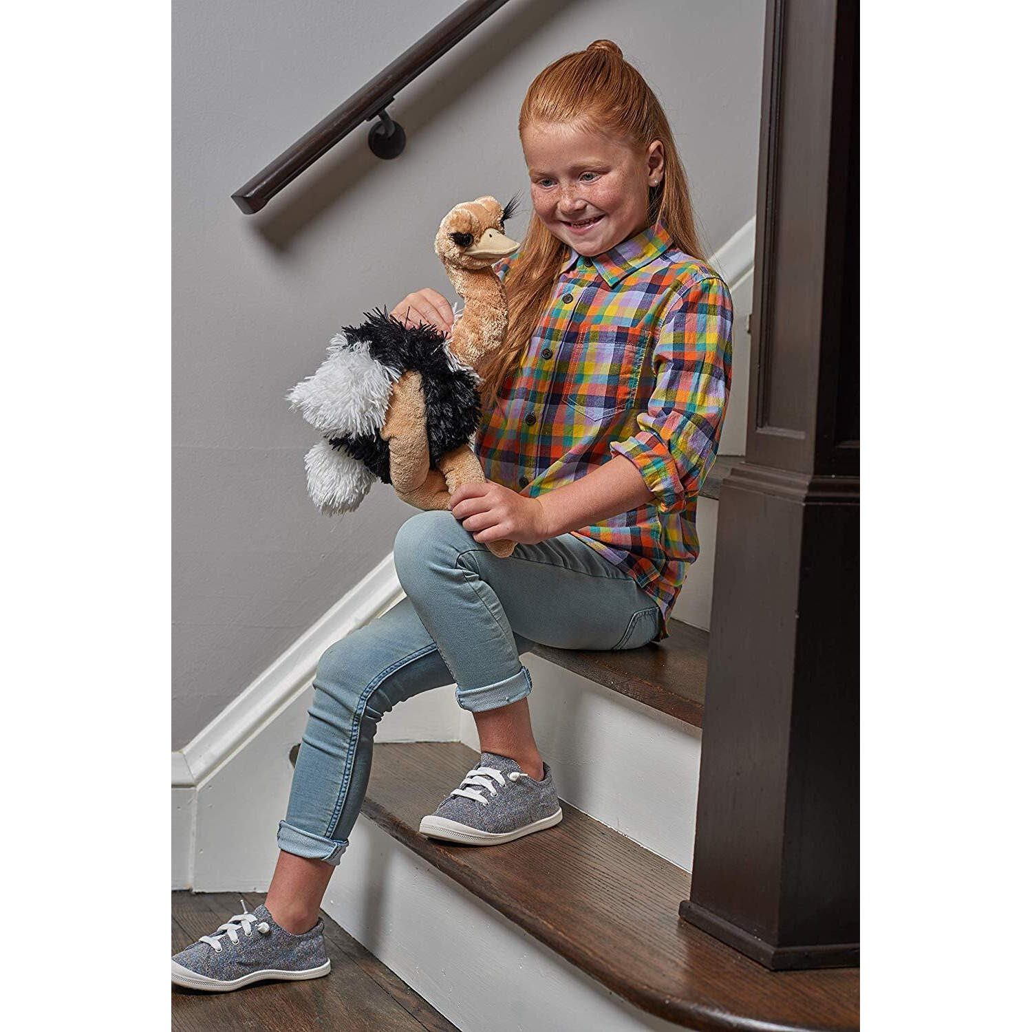 Wild Republic Ostrich Plush, Stuffed Animal, Plush Toy, Gifts For Kids, Cuddlekins 12 Inches