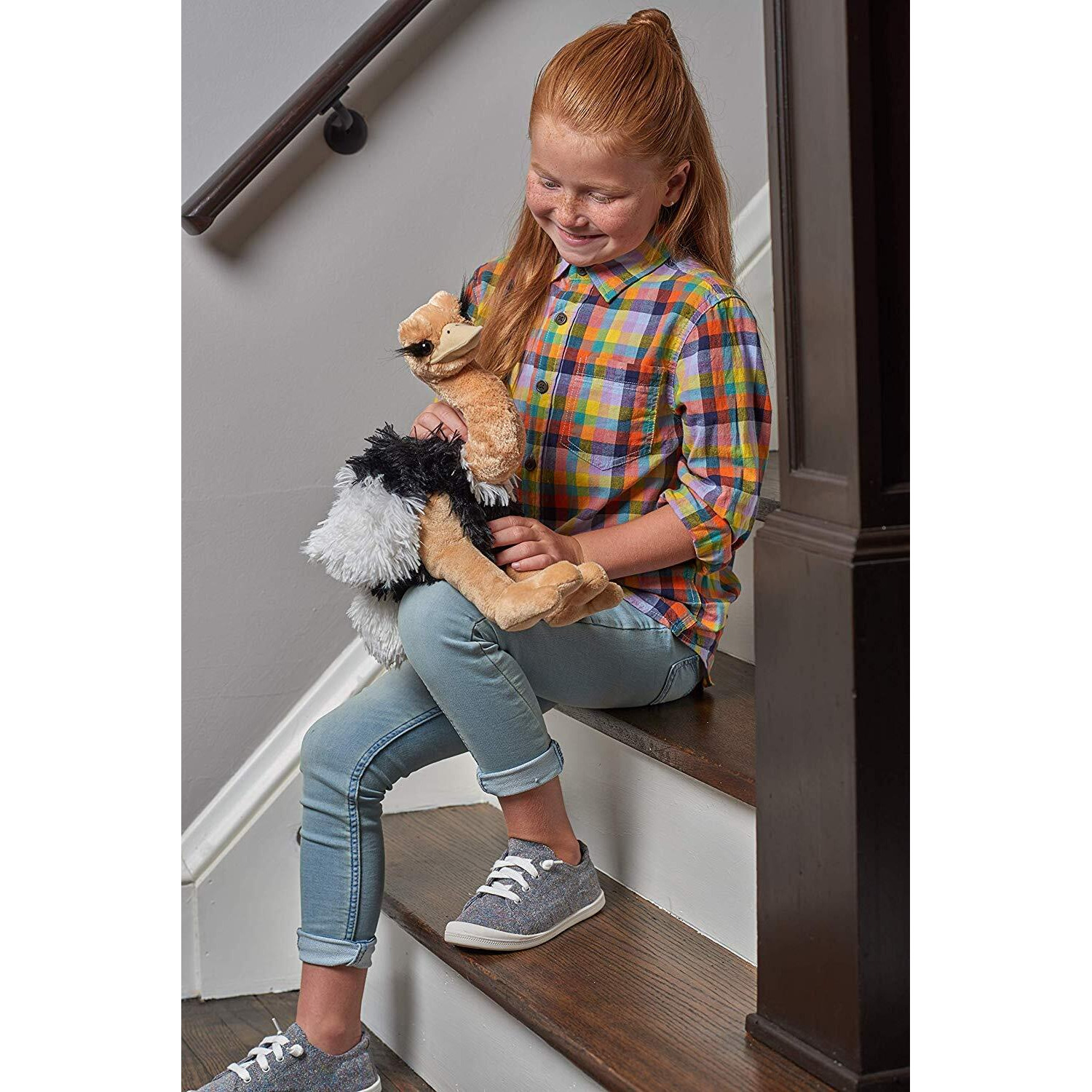 Wild Republic Ostrich Plush, Stuffed Animal, Plush Toy, Gifts For Kids, Cuddlekins 12 Inches