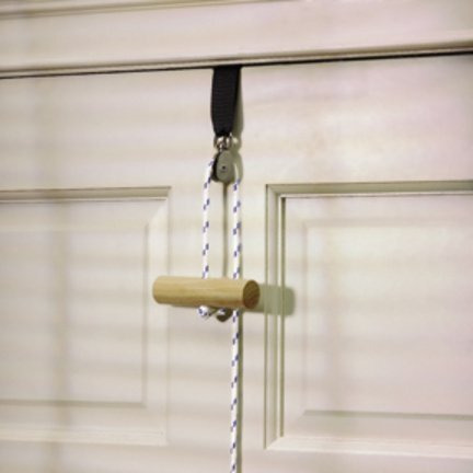 Balego Shoulder Pulley With Webbing Door Strap (Standard Wood Handle)