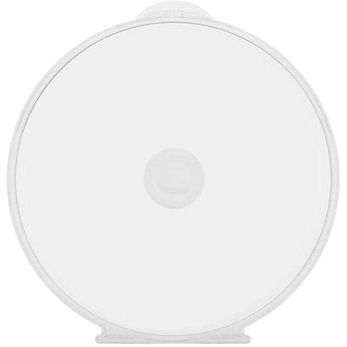 Maxtek 50 Pack Clear Transparent Round Clamshell Cd Dvd Case, With Lock