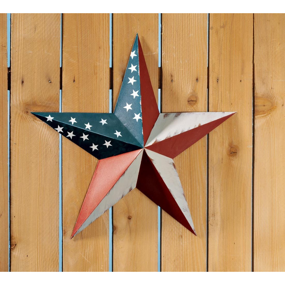 Miles Kimball 341684-840853123187 Maple Lane Creationstm American Barn Star, One Size Fits All, Multi