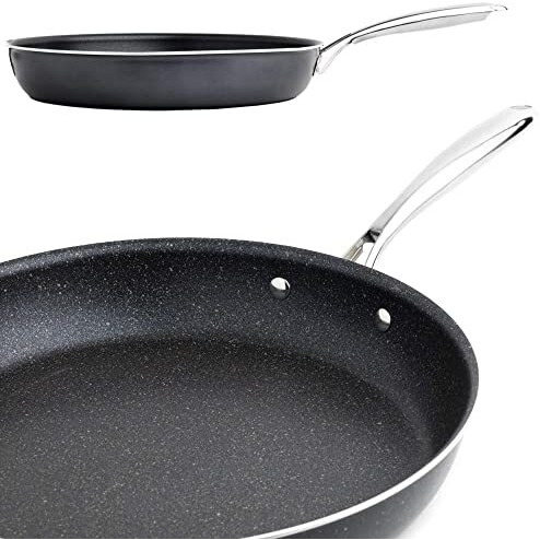 Granitestone Cookware Nonstick Frying Pan, 12    Nonstick Pan For Cooking & Frying, Mineral Enforced Egg Pan With Stay Cool Handles, Dishwasher Safe Cooking Pan With No Warp Technology, 100% Pfoa Free