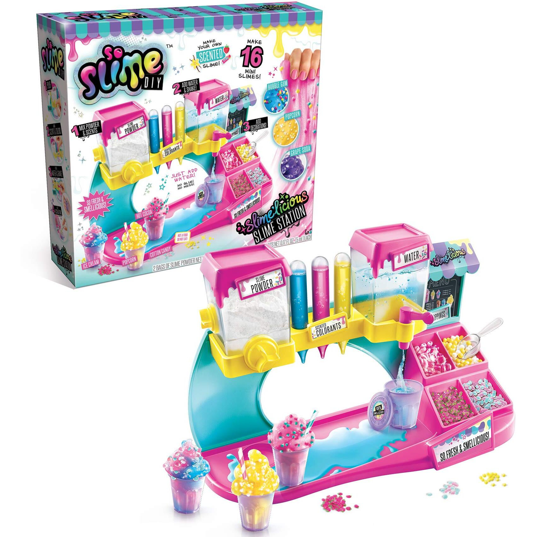 Canal Toys So Slime Diy Slimelicious Slime Station - Make Your Own Food Scented Slime - Just Add Water No Glue Required. 6+