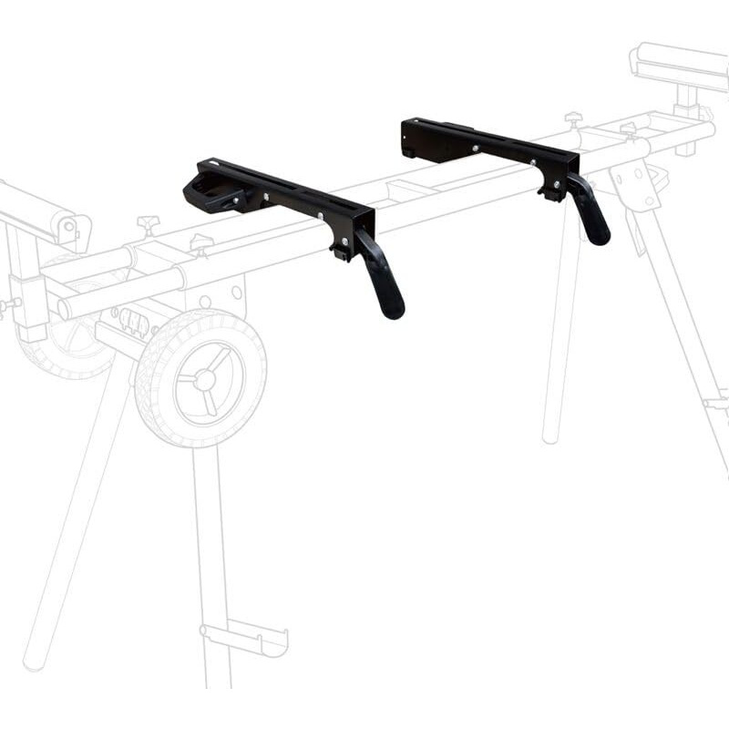 Powertec Mt4000Mba Miter Saw Stand Mounting Brackets, Set Of 2, Fits Ryobi, Black And Decker, Craftsman, And Kobalt Miter Saw Stand