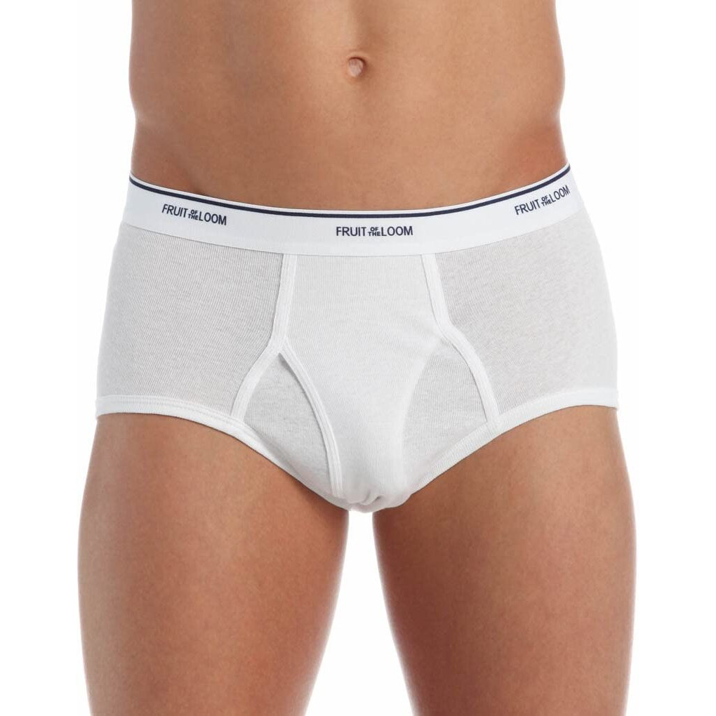 Fruit Of The Loom Men's 7-Pack Basic Brief, White, Medium