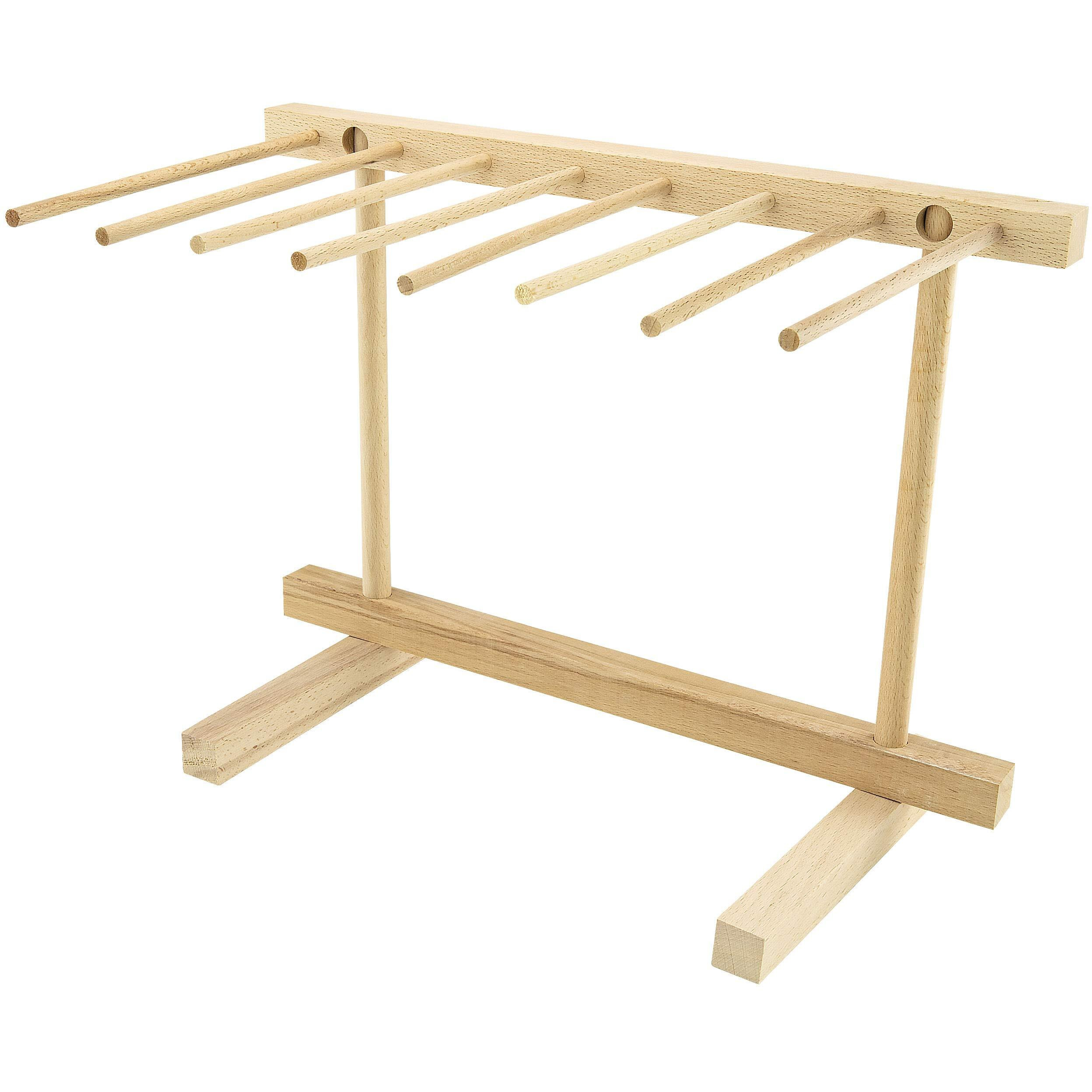 Southern Homewares Collapsible Wooden Pasta Drying Rack Natural Beechwood