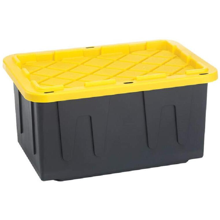 Homz Tough Storage Tote, 27-Gallon
