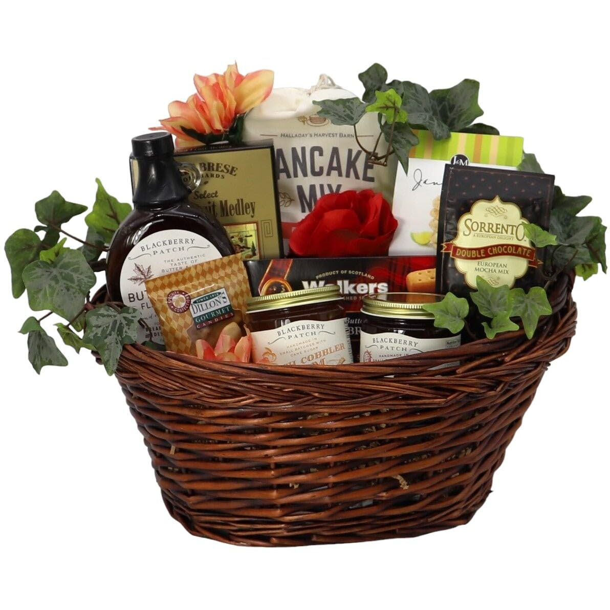 Gift Basket Village - Mother's Day Morning Deluxe Breakfast Gift Basket Pancake Mix, Syrup, Jams, Cookies, And More, Handcrafted In The Usa