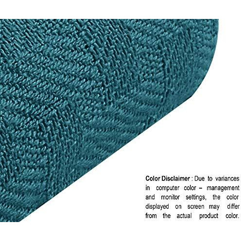 Glamburg 100% Cotton Bed Blanket, Breathable Bed Blanket King Size, Cotton Thermal Blankets King Size - Perfect For Layering Any Bed For All Season - Teal
