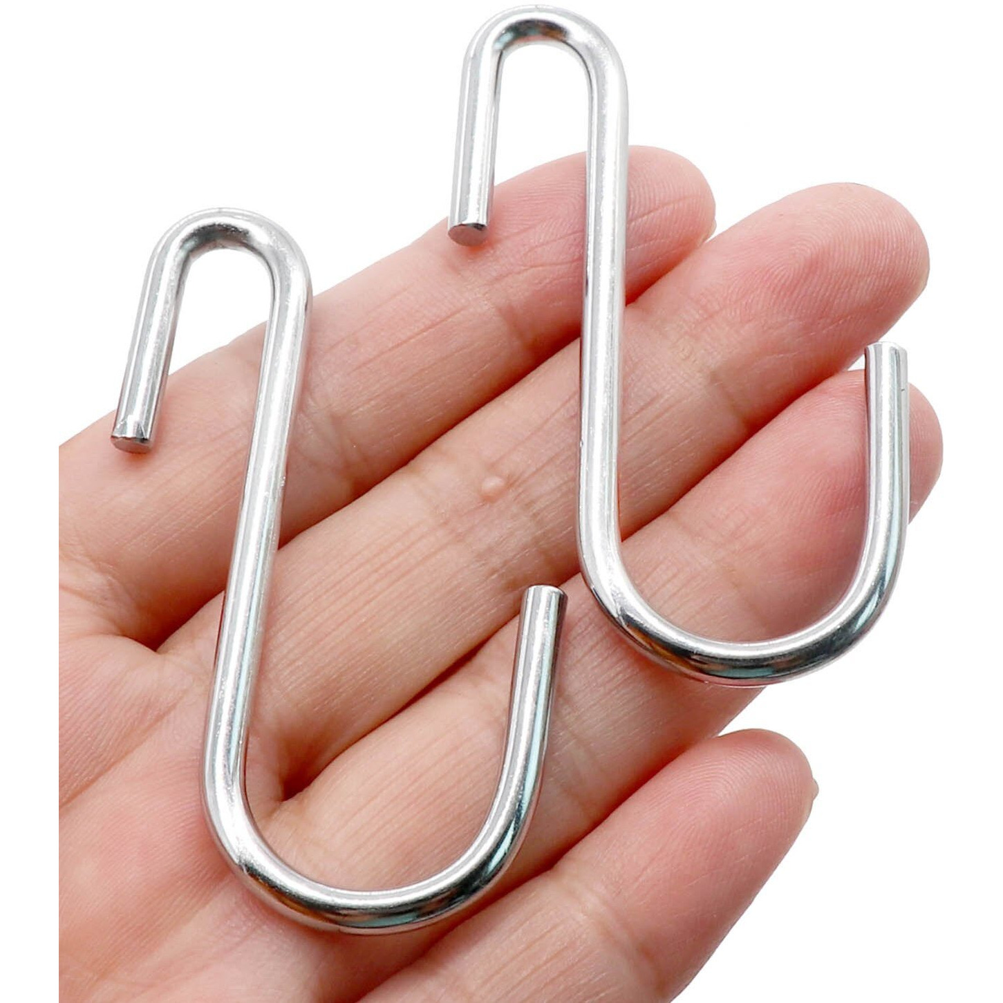 Esfun 30 Pack Heavy Duty S Hooks Pan Pot Holder Rack Hooks Hanging Hangers S Shaped Hooks For Kitchenware Pots Utensils Clothes Bags Towels Plants