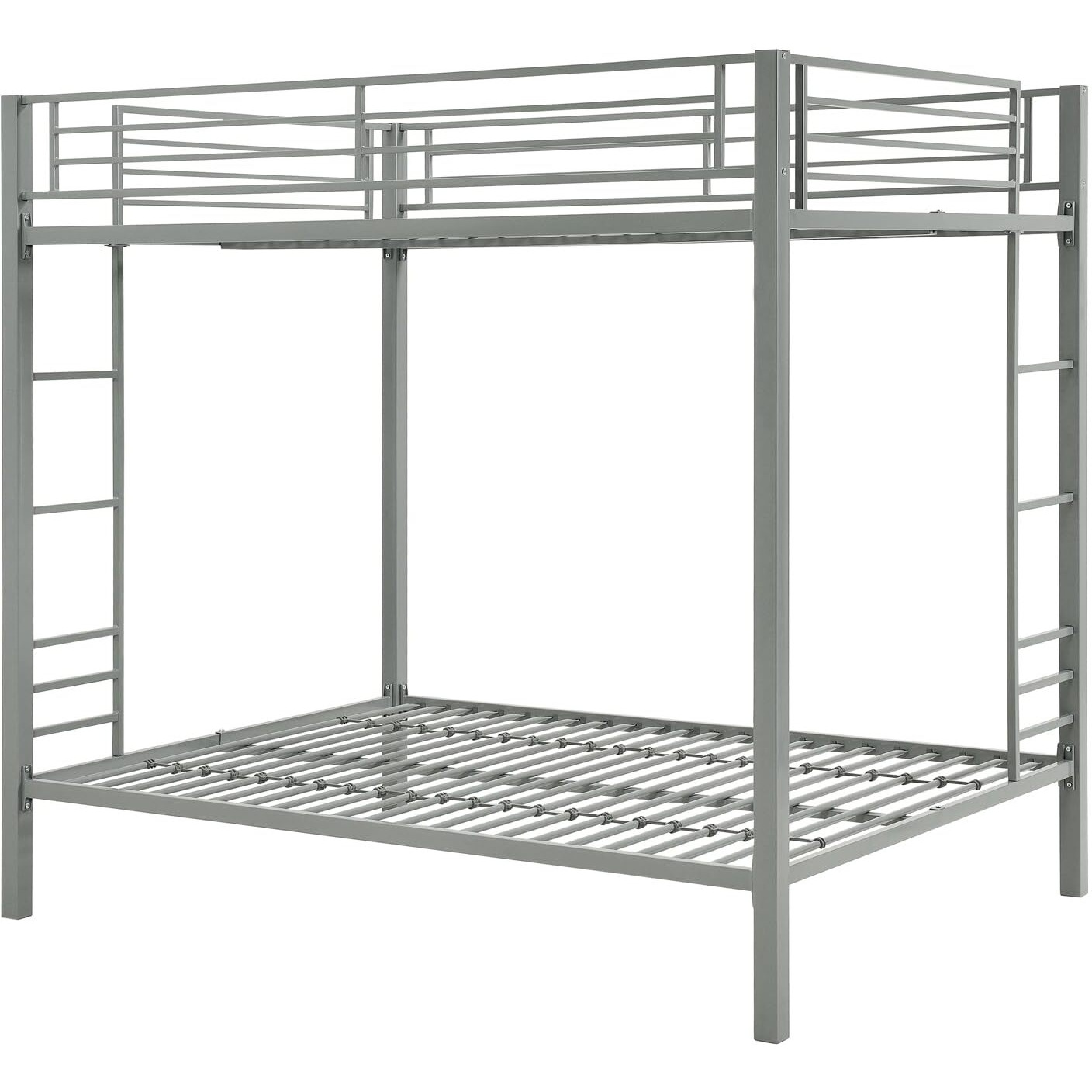 Dhp Full Kids Metal Bunk Bed, Silver