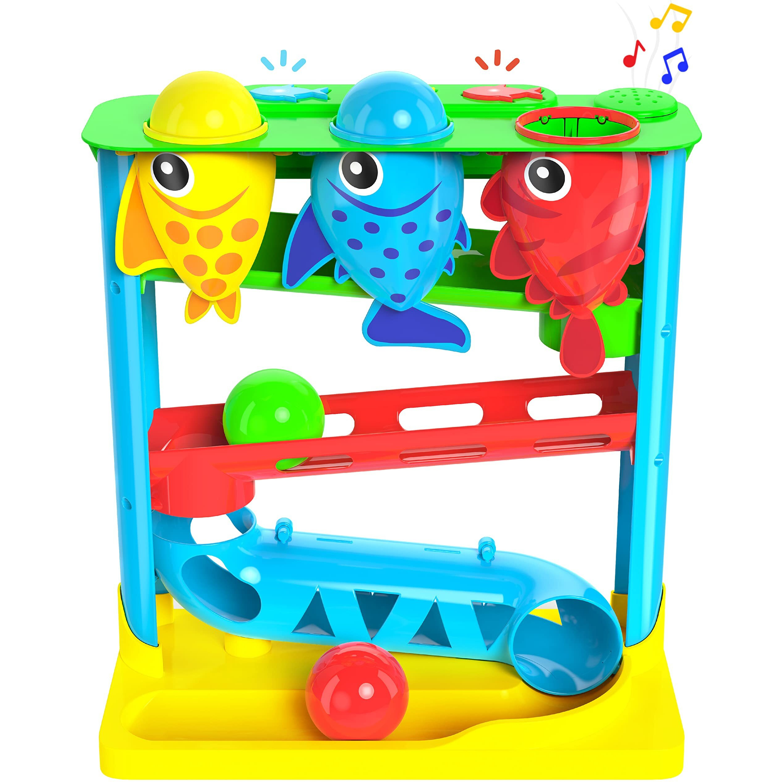 Move2Play, Feed The Fish, Interactive Baby Toy, 1 Year Old Birthday Gift For Boys & Girls, 9-12 Months, 6 7 8 9 10 12+ Months