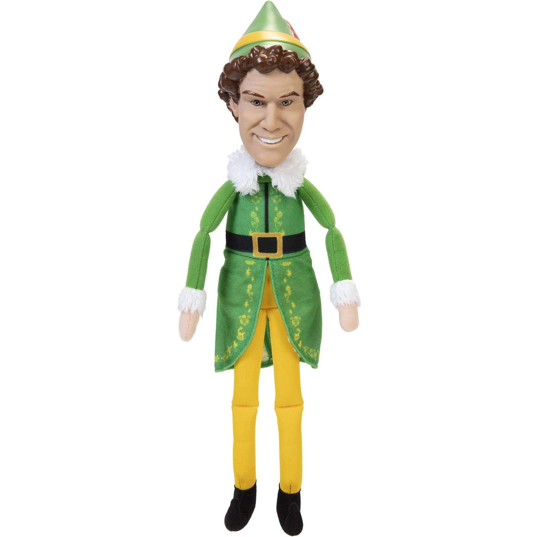 Jakks Holiday Elf Buddy The Elf Talking Plush With 15 Phrases Approximately 12-Inches In Height