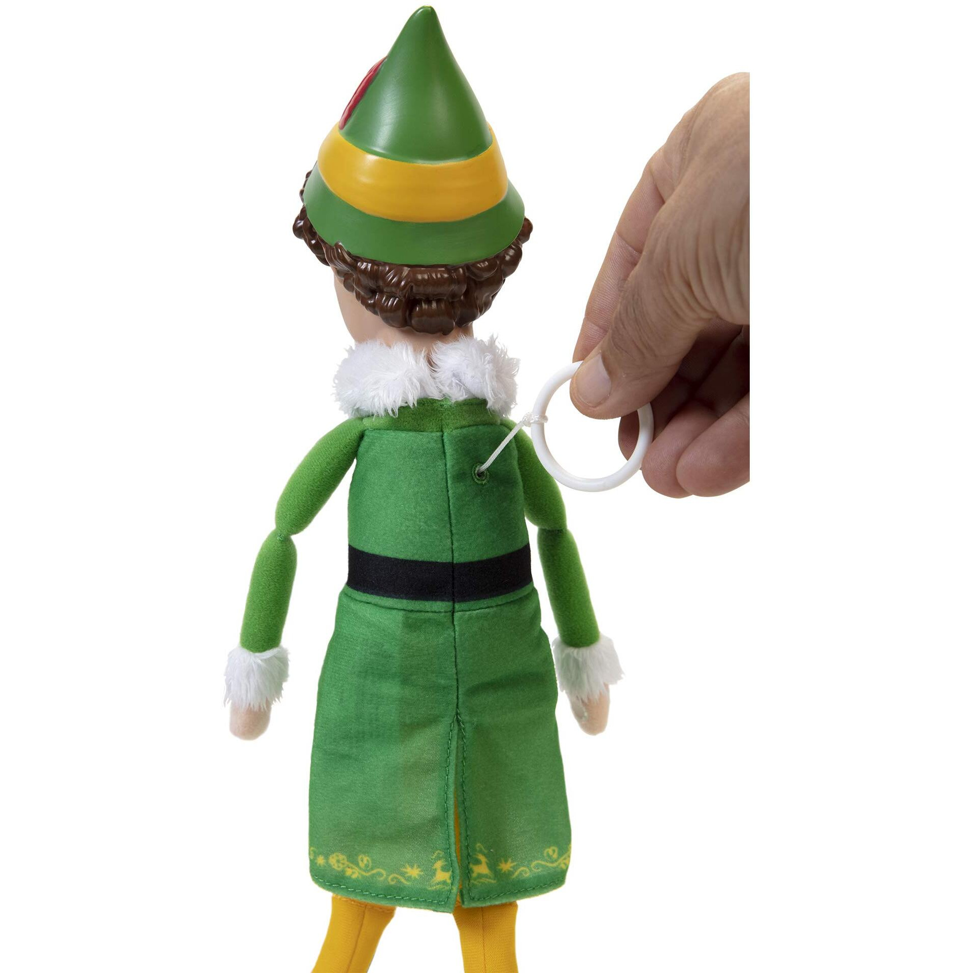 Jakks Holiday Elf Buddy The Elf Talking Plush With 15 Phrases Approximately 12-Inches In Height
