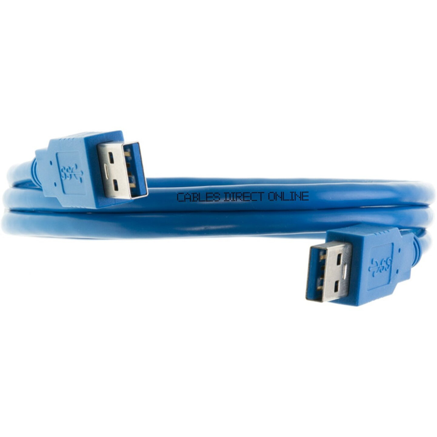 Cables Direct Online Usb 3.0 Cable 6Ft, Male To Male Type A To Type A Double Sided Cord For Data Transfer Compatible With Pc, Laptop, Hard Drive, Dvd Player, Tv, Hub, Monitor And More