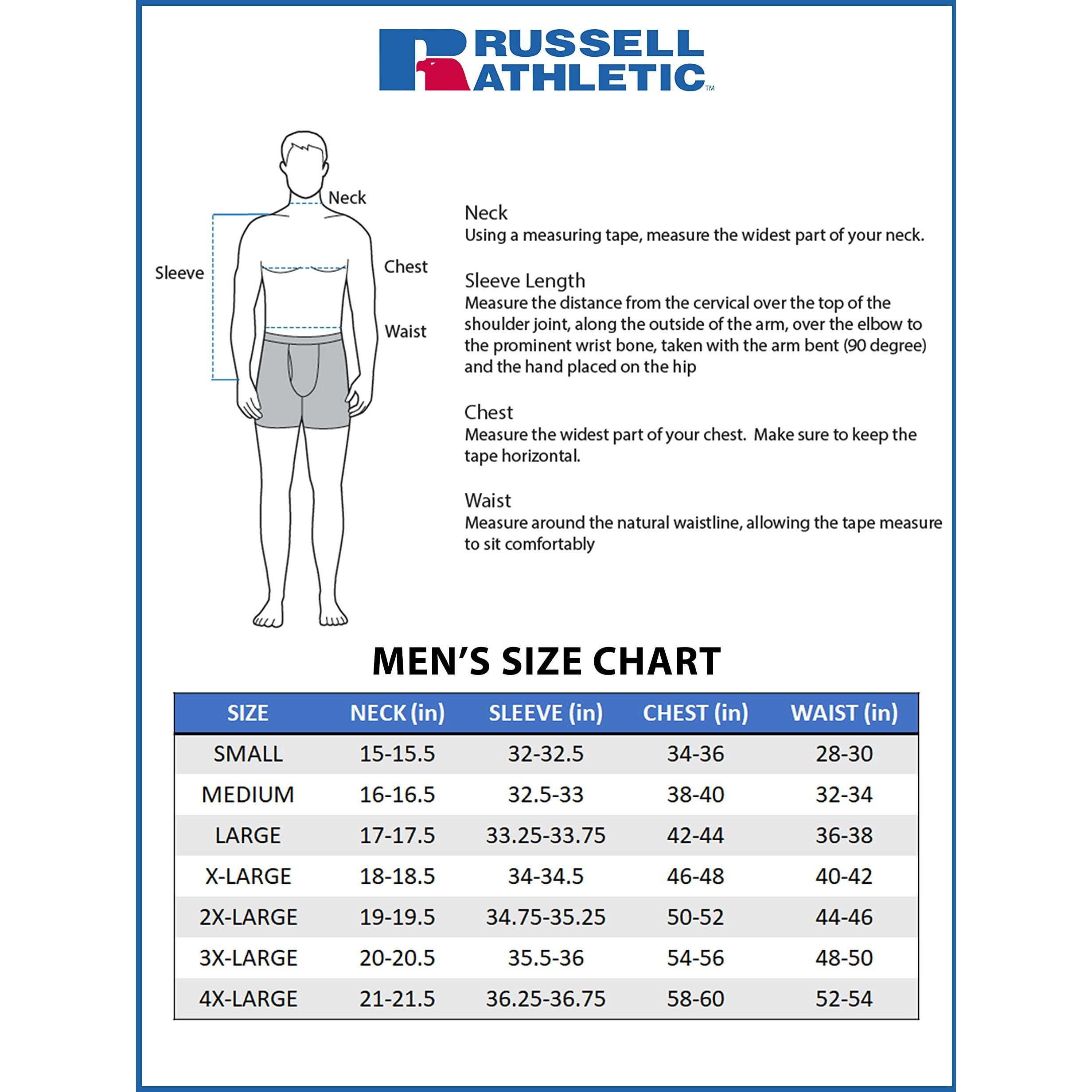 Russell Athletic Men's Dri Power Hooded Zip-Up Sweatshirt, Oxford, Small