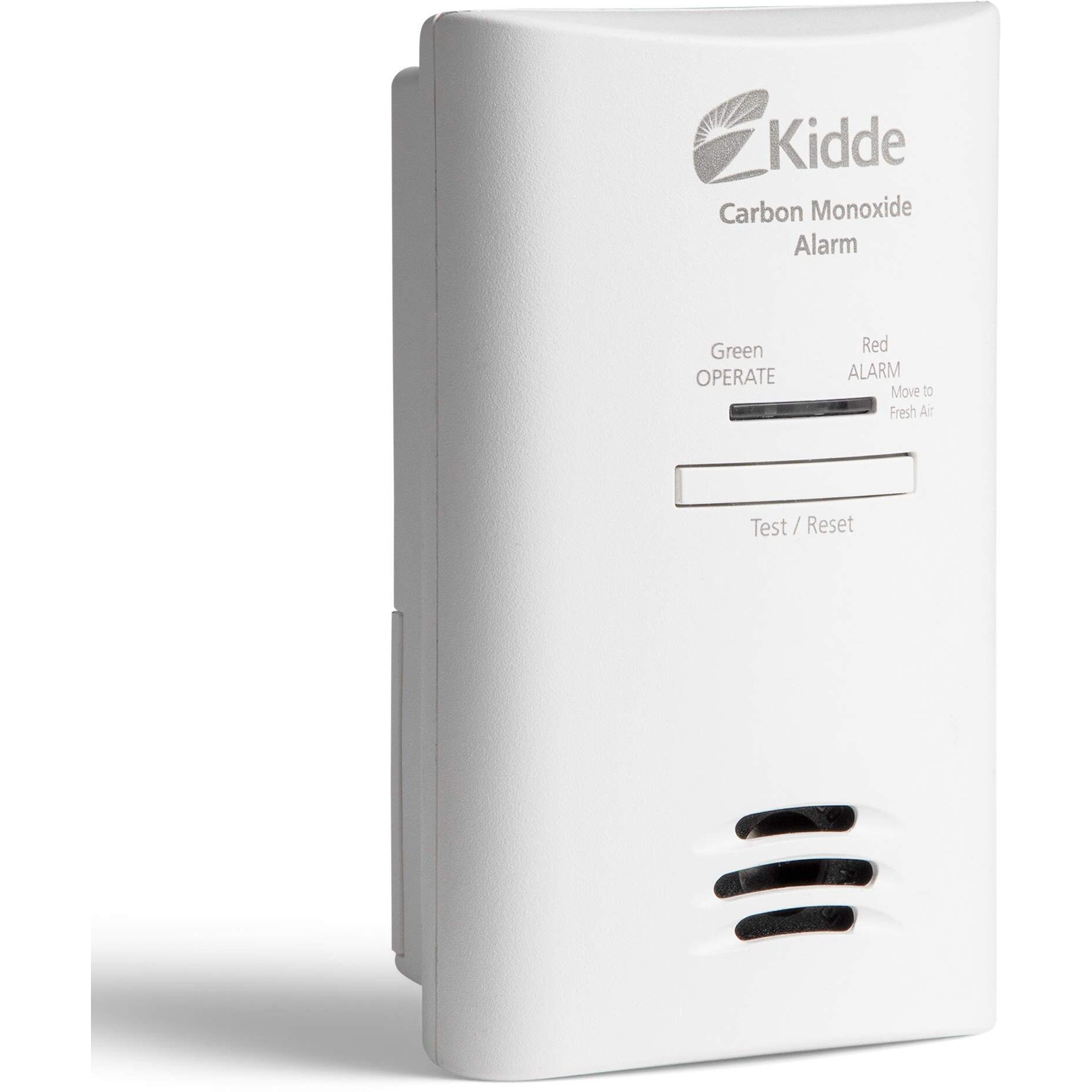Kidde Carbon Monoxide Detector, Plug In Wall With Aa Battery Backup, Test-Hush Button