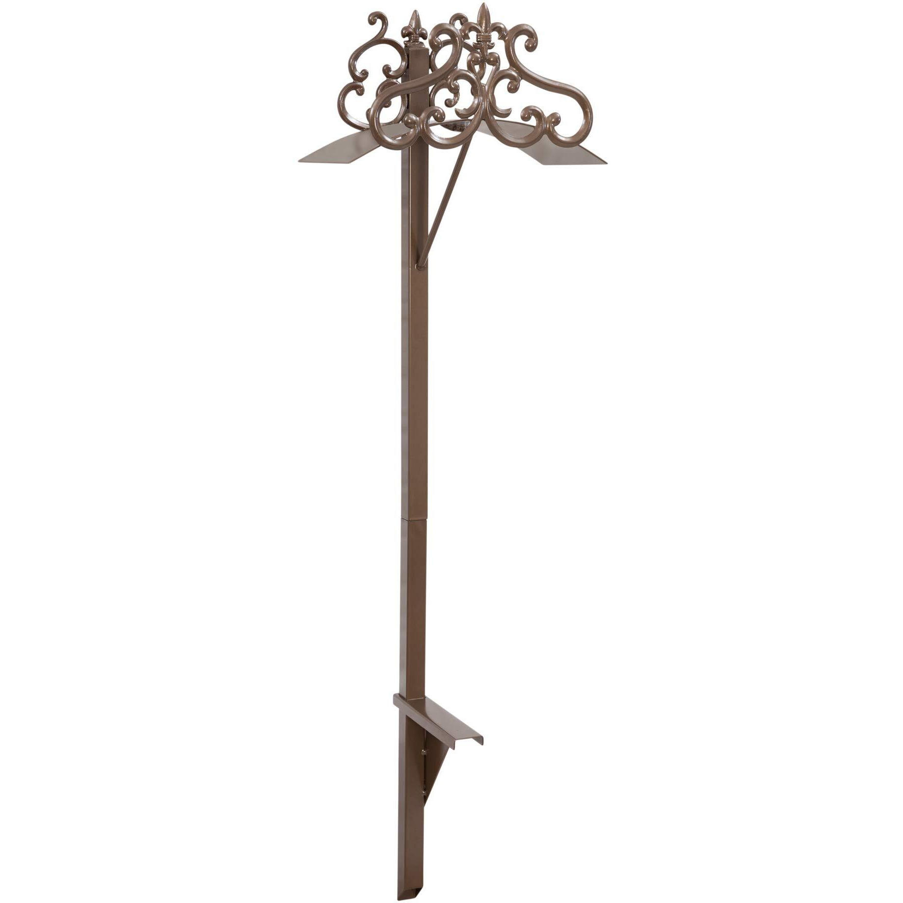 Liberty Garden 649-Kd Hyde Park Decorative Metal Garden Hose Stand, Holds 125-Feet Of 5/8-Inch Hose, 41-Inch Height - Bronze
