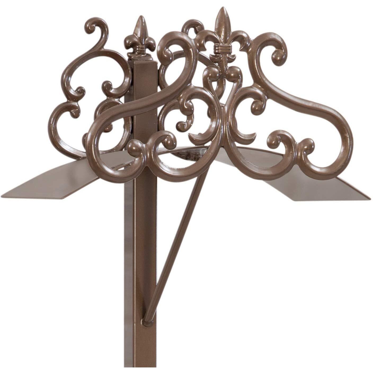 Liberty Garden 649-Kd Hyde Park Decorative Metal Garden Hose Stand, Holds 125-Feet Of 5/8-Inch Hose, 41-Inch Height - Bronze