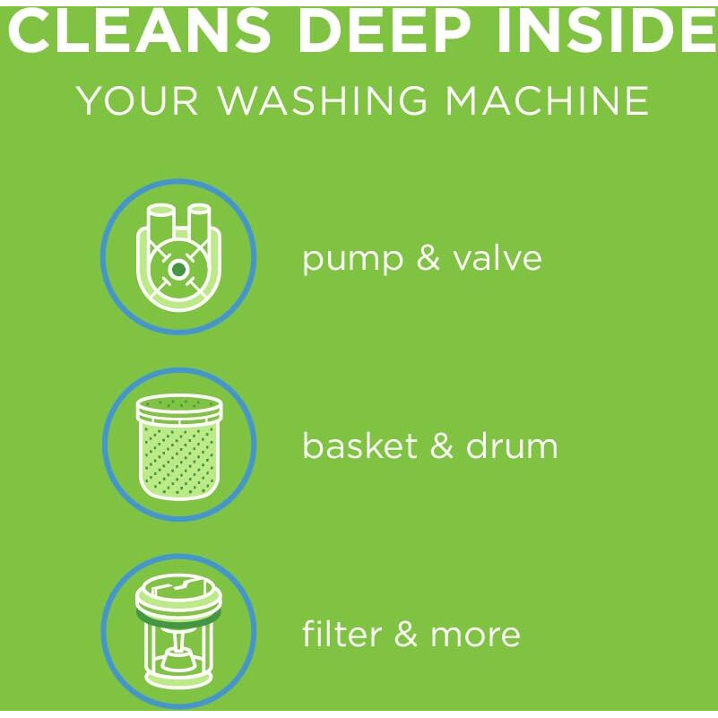 Affresh Washing Machine Cleaner, Cleans Front Load And Top Load Washers, Including He, 6 Tablets