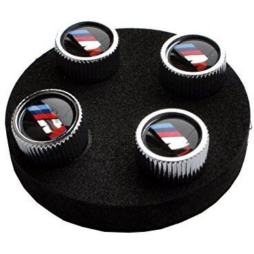 Bmw Genuine Factory Oem 36110421543 Valve Stem Caps M Logo (Set Of 4)