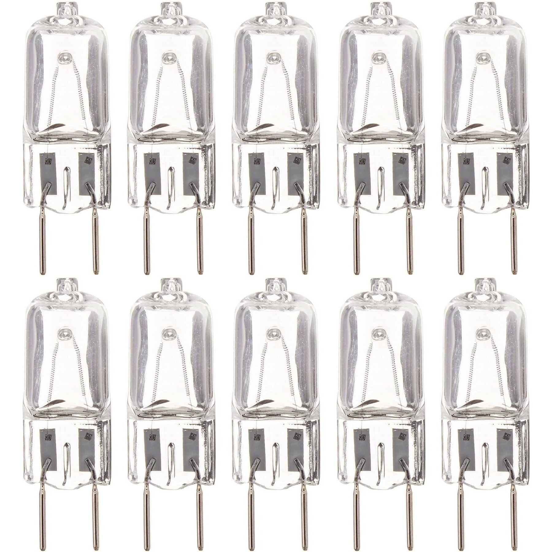 Anyray (10)-Pack Replacement Light Bulb 120V 50-Watt For Wb08X10051 Microwave Wb08X10057 50W