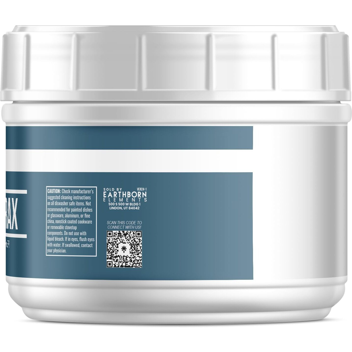 Earthborn Elements Borax Powder (2 Lb), Multipurpose Cleaner & Detergent Booster, Resealable Tub