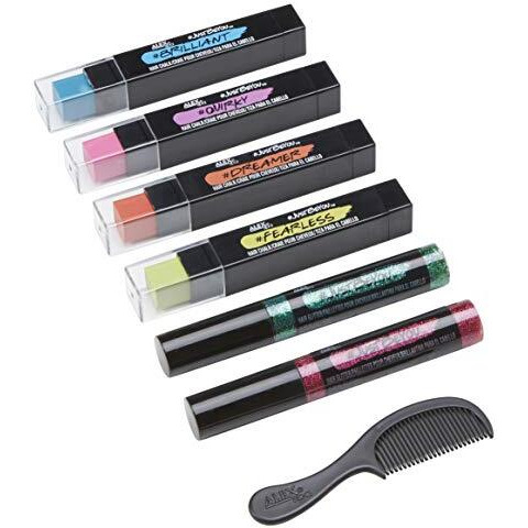 Alex Spa Justbeyou Hair Chalk & Glitter Set Girls Fashion Activity