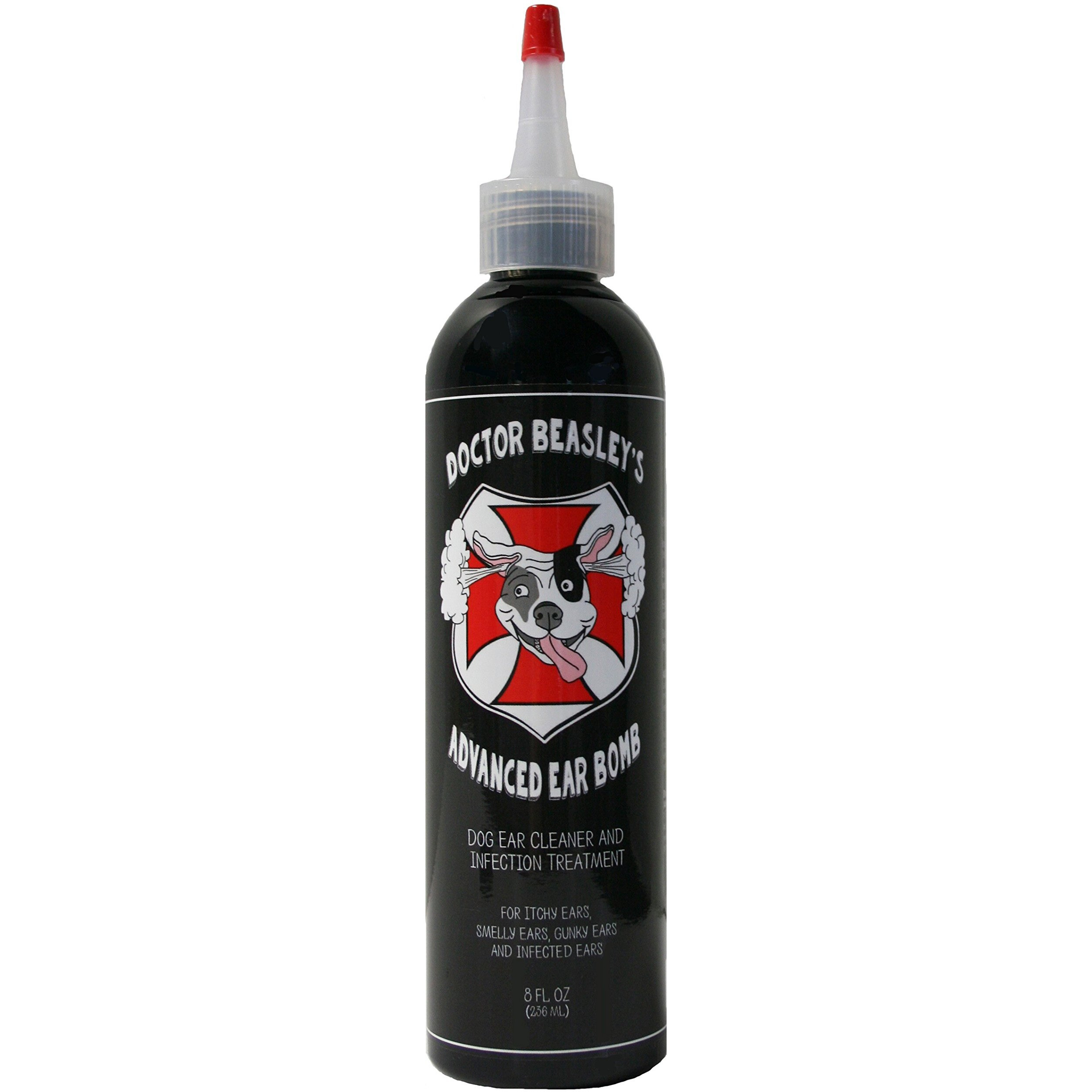 Doctor Beasley's Advanced Ear Bomb Is A Powerful 1 Step Cleaning Solution Treatment For Dog Ear Infections Cleaner Replaces Drops, Vet Visits, Medication, Antibiotics For Yeast And Fungus, 8 Ounce