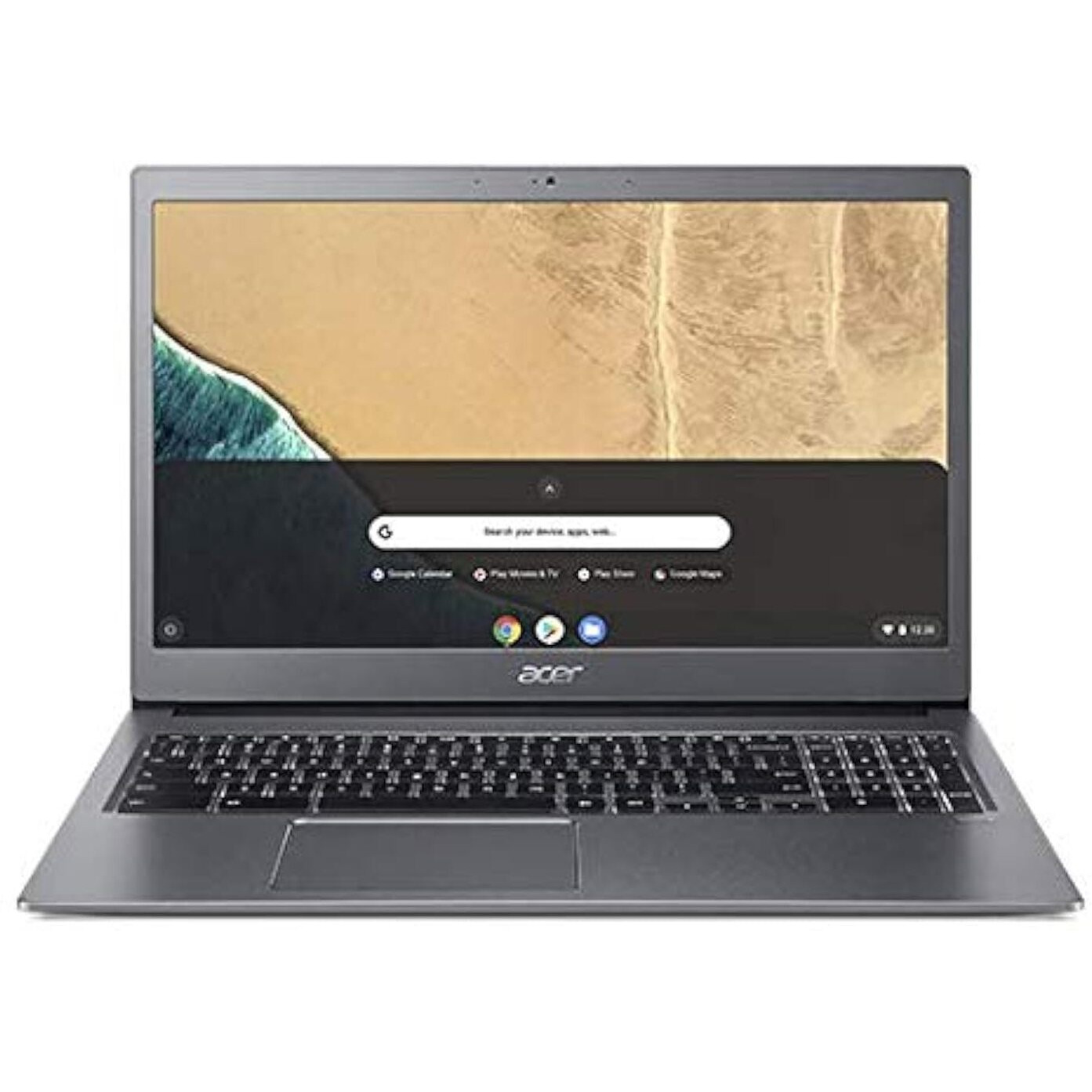 New Acer 15.6"" Full Hd Touchscreen Premium Chromebook Intel Core I3-8130U 4Gb Ddr4 128Gb Emmc Wifi Webcam Chrome Os