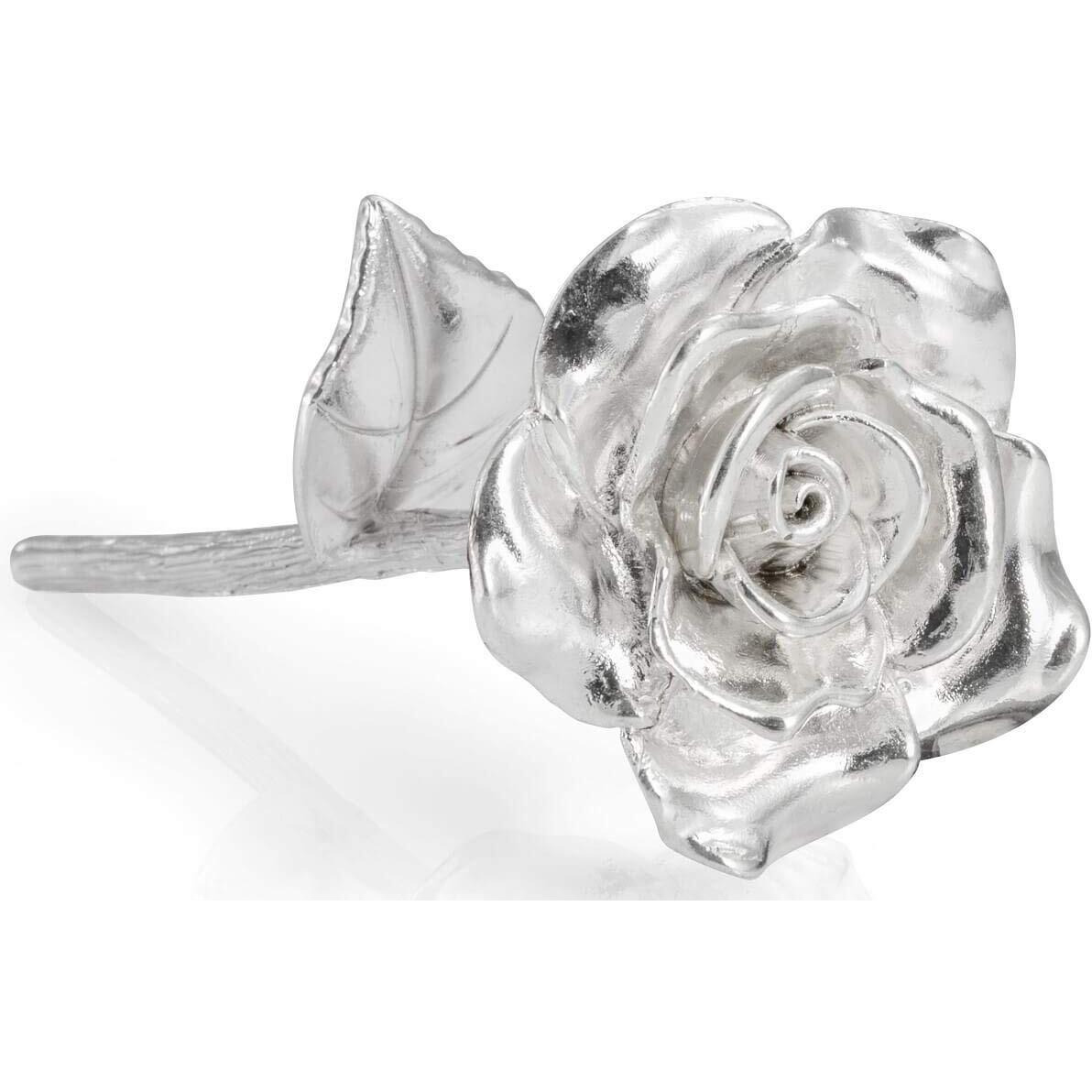 Beszone Tin Rose 10Th Anniversary For Her Gift - Tin Gift For 10 Year Wedding Anniversary For Couple Solid Pure Casted Tin Everlasting Rose Tenth Anniversary For Wife Tin Aluminum Gift For Family
