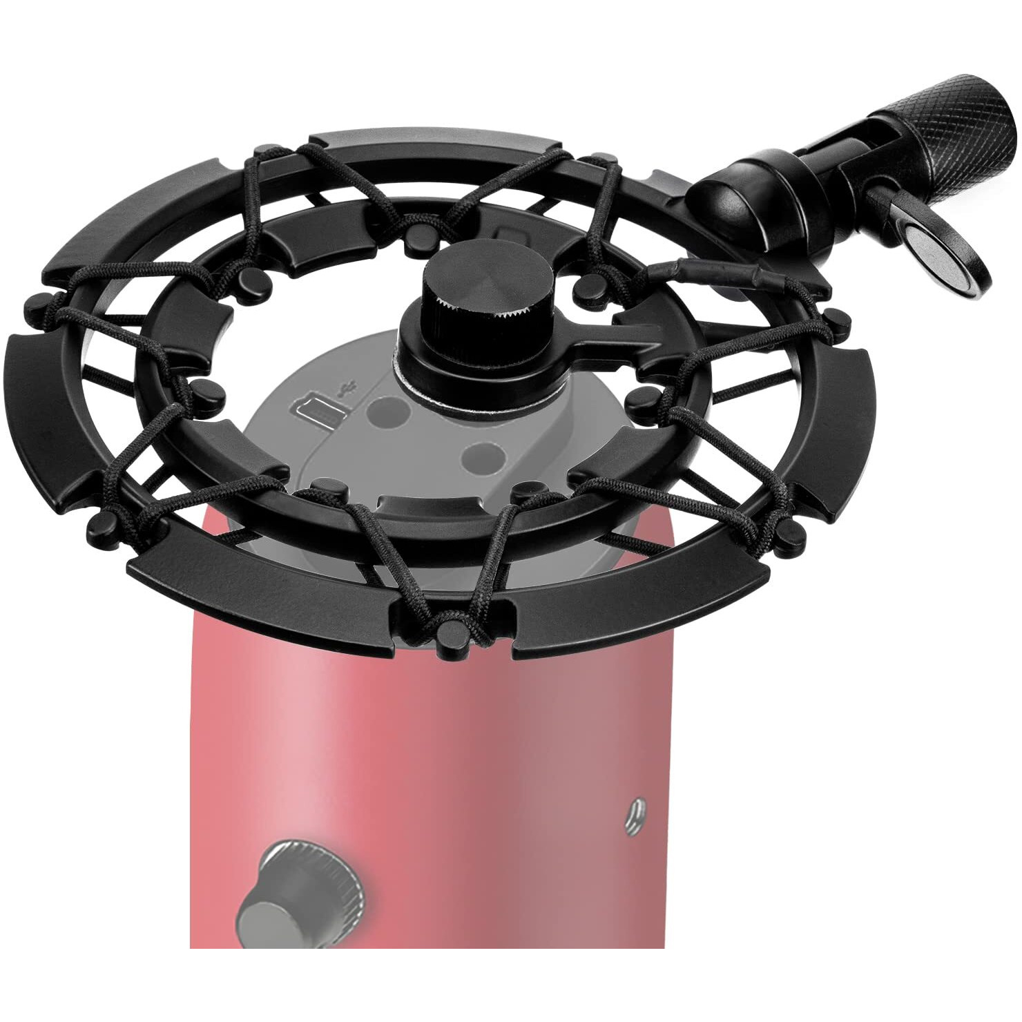 Blue Yeti Shock Mount, Alloy Shockmount Reduces Vibration Noise Matching Mic Boom Arm, Compatible For Blue Yeti And Yeti Pro Microphone By Youshares