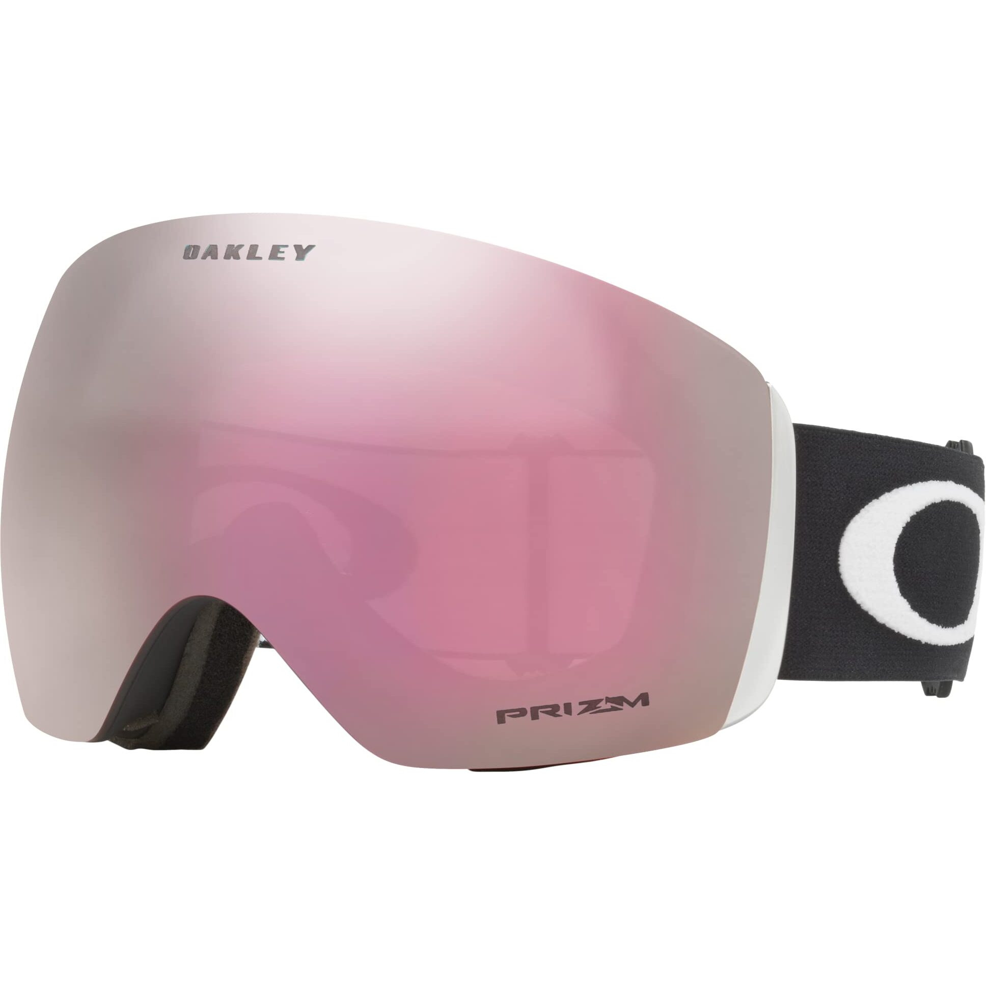 Oakley Mens Flight Deck, Matte Black W/Prizm Hi Pink Iridium , Large
