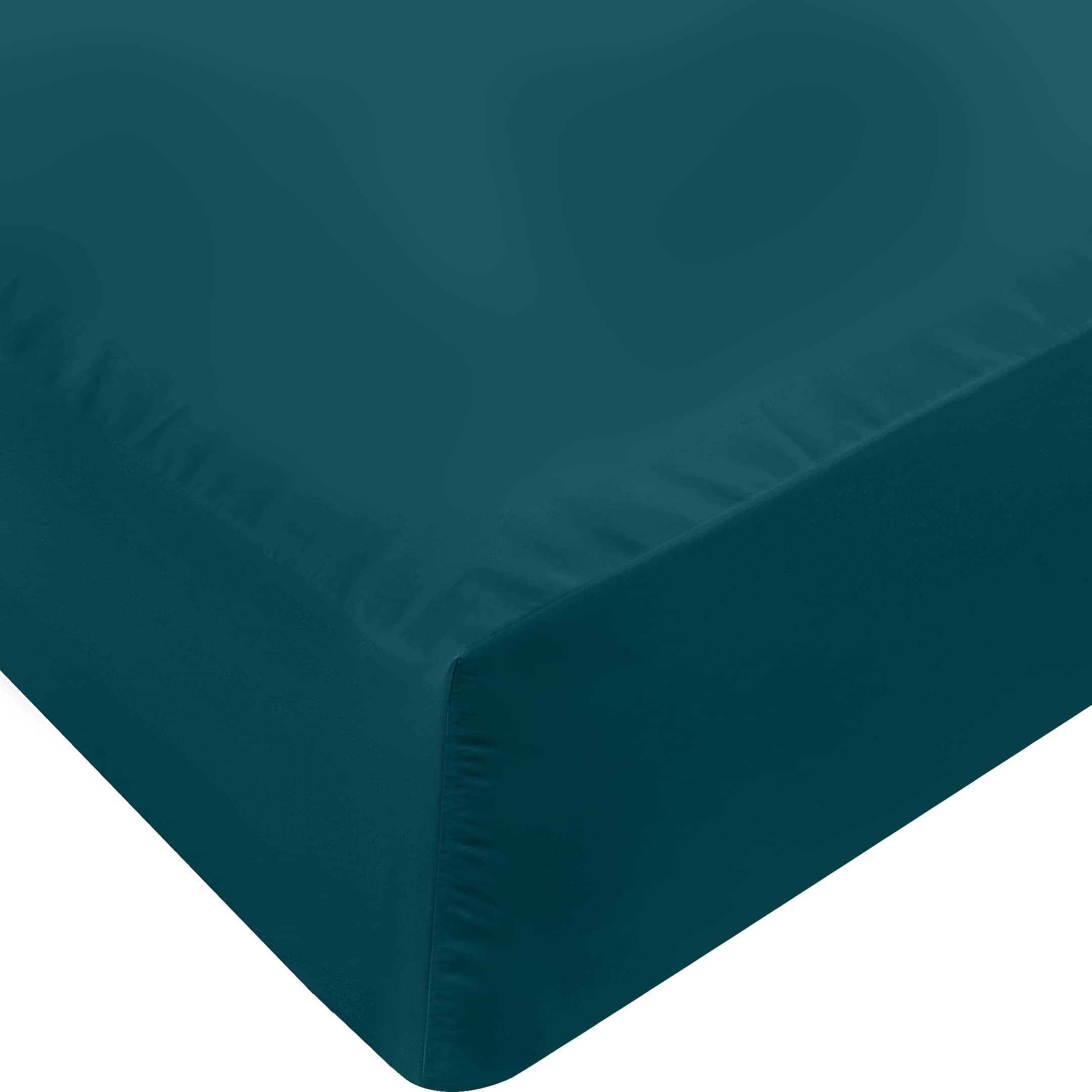 Utopia Bedding Queen Fitted Sheet - Bottom Sheet - Deep Pocket - Soft Microfiber - Shrinkage And Fade Resistant - Easy Care -1 Fitted Sheet Only (Teal)