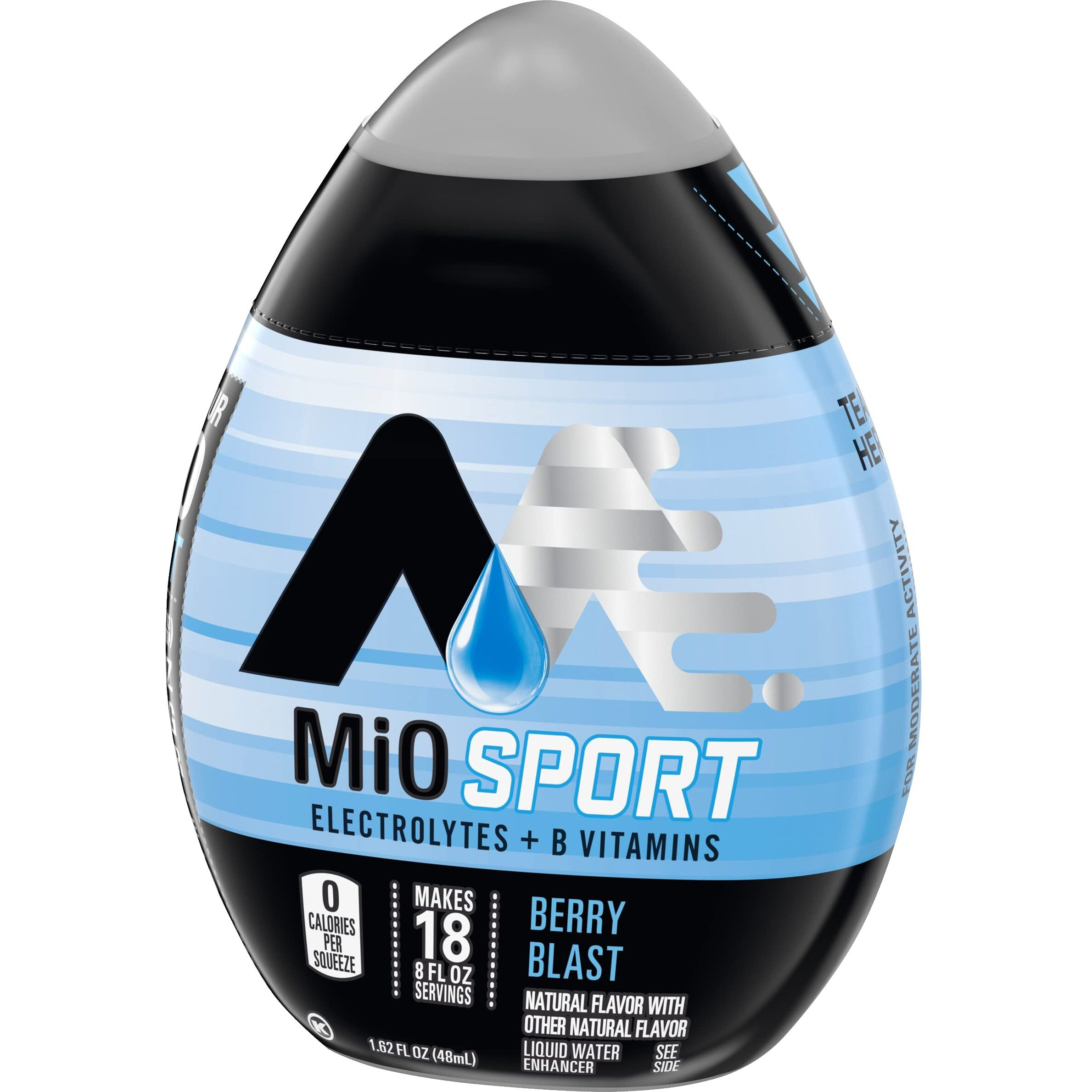 Mio Sport Liquid Water Enhancer, Berry Blast, 1.62 Oz, 4-Pack