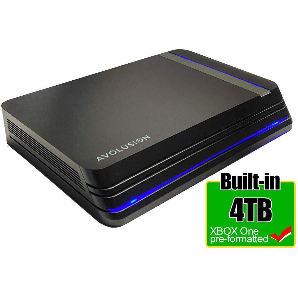 Avolusion Hddgear Pro X 4Tb Usb 3.0 External Gaming Hard Drive (Pre-Formatted For Xbox One X, S, Original) (Renewed)