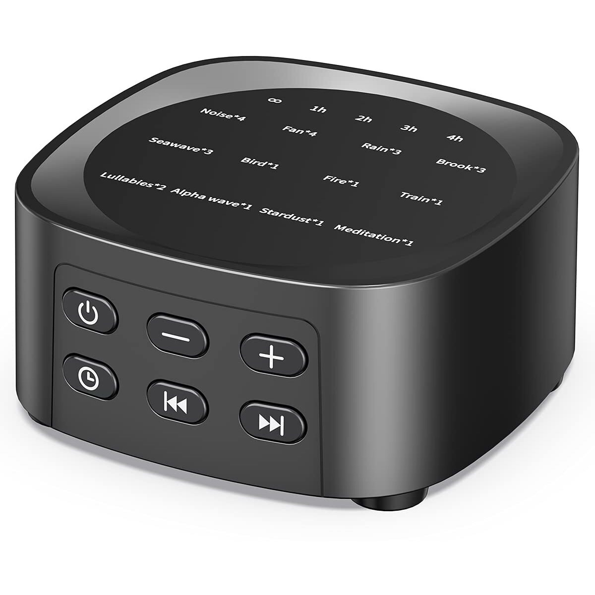 Sleepbox Sleep White Noise Sound Machines With 25 Soothing Sounds 36 Volume Levels 5 Timers Visible Sound Catalog Portable Size Memory Function For Home Office And Travel